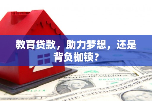 舒城教育贷款，助力梦想，还是背负枷锁？