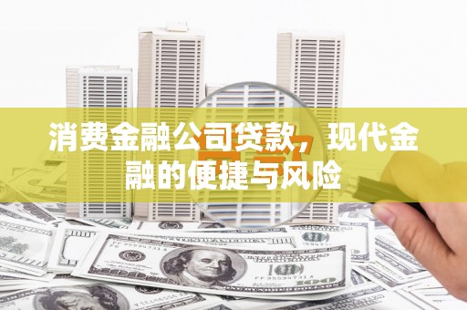 舒城消费金融公司贷款，现代金融的便捷与风险