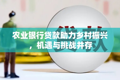 舒城农业银行贷款助力乡村振兴，机遇与挑战并存