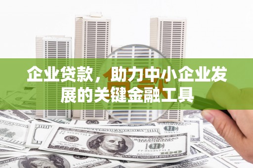 舒城企业贷款，助力中小企业发展的关键金融工具