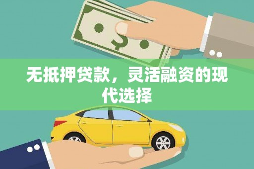 舒城无抵押贷款，灵活融资的现代选择