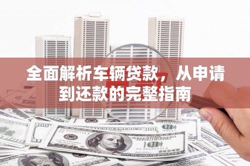舒城全面解析车辆贷款，从申请到还款的完整指南
